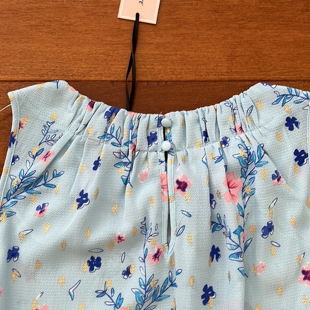 Juicy Couture Sky Blue Floral Dress Size:M - Picture 9 of 12